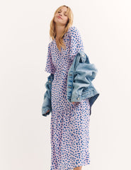 Lilac Clementine Midi Dress