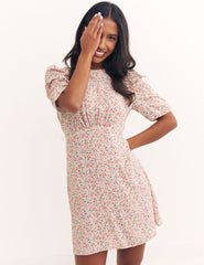 Multi Ditsy Floral Evie Mini Dress