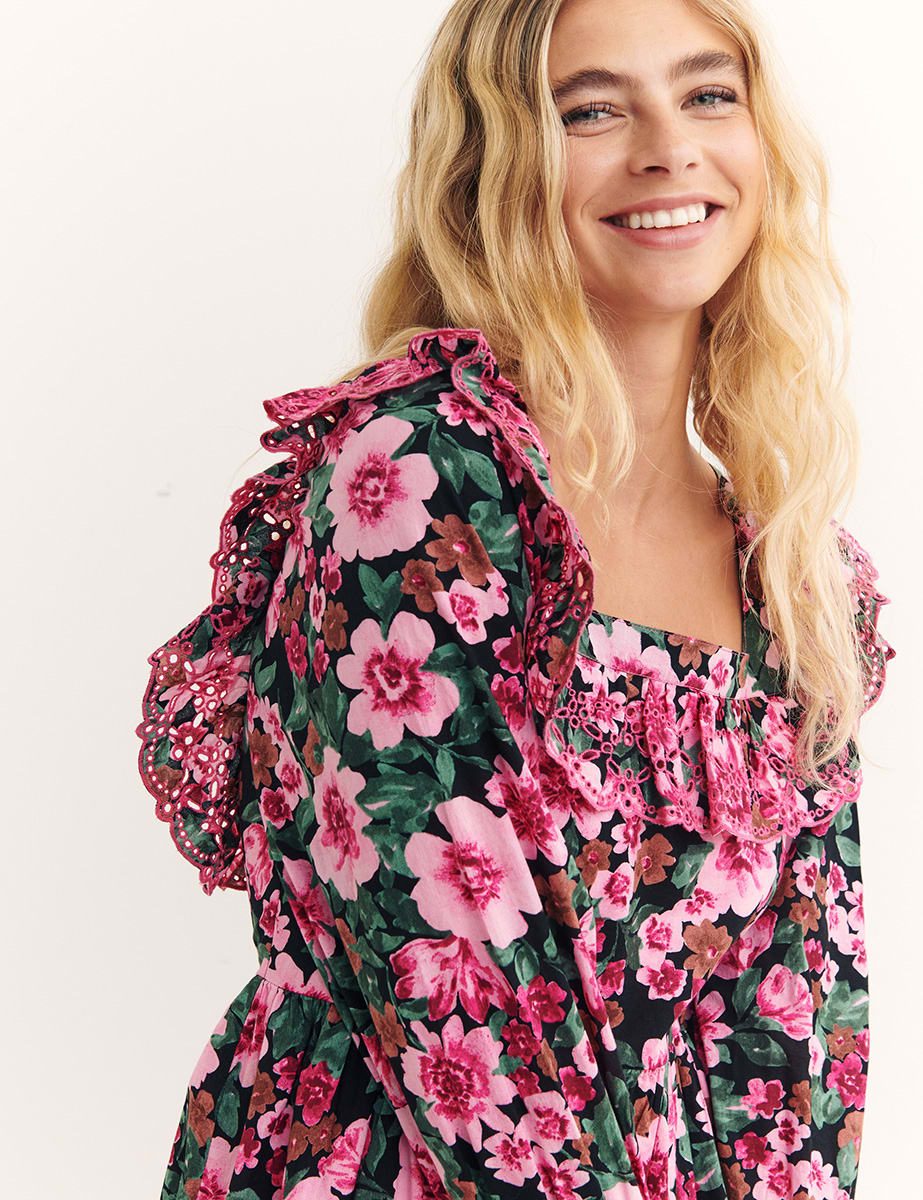 Floral Camilla Midi Dress