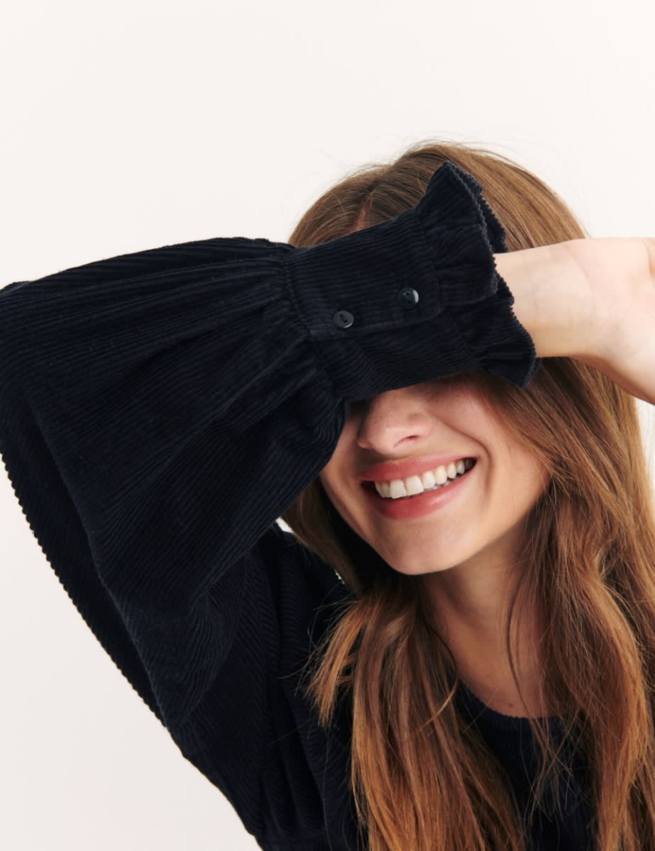 Black Cord Peggy Mini Dress