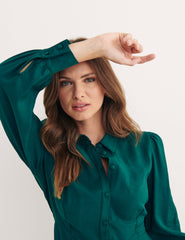 Green Tatianna Midi Dress