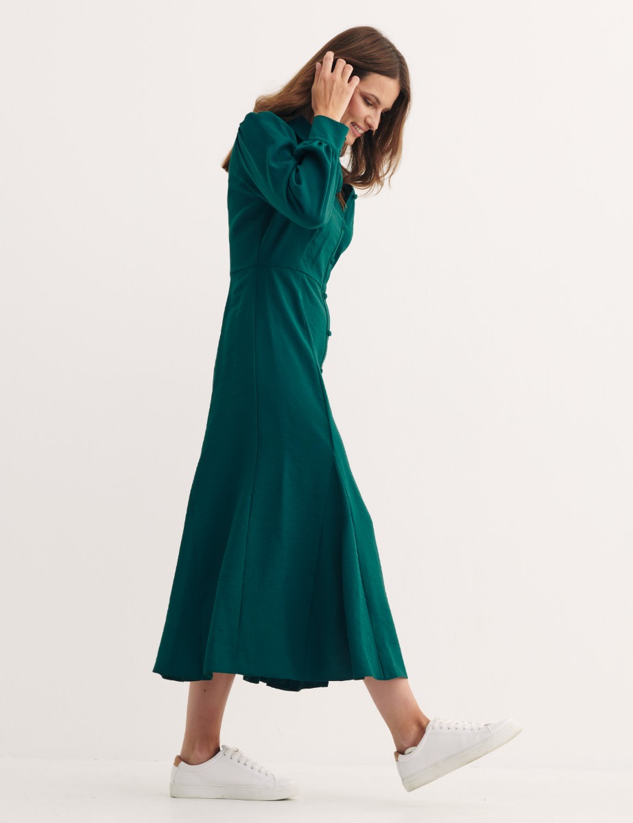 Green Tatianna Midi Dress
