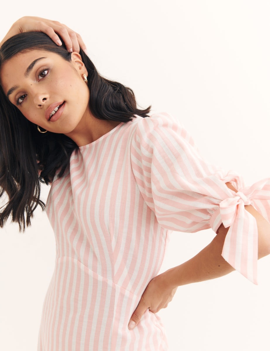 Pink Esme Midi Dress