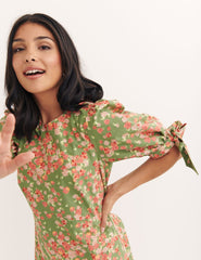 Green Esme Midi Dress