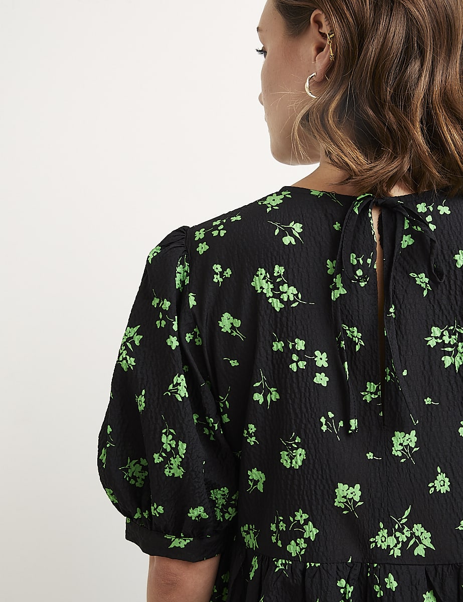 Black Natalie Green Rochelle Midi Dress