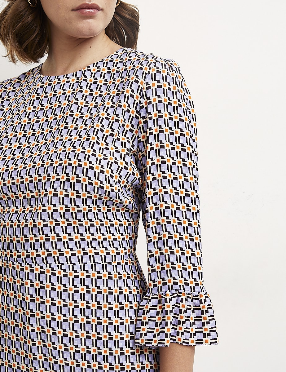 Orla Geo Fleur Mini Dress