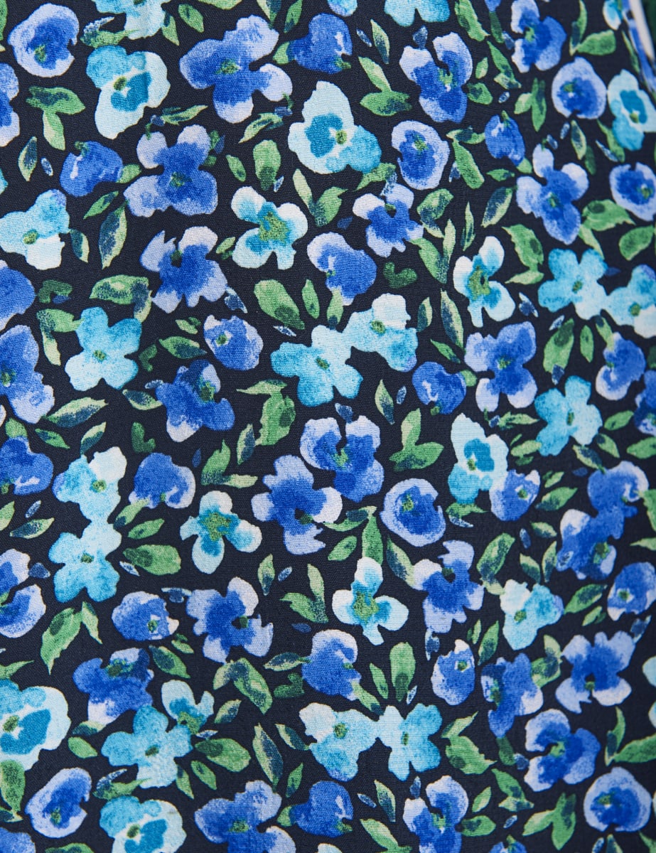 Blue Ditsy Floral Vanessa Mini Dress