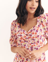 Emmy Floral Penny Mini Dress