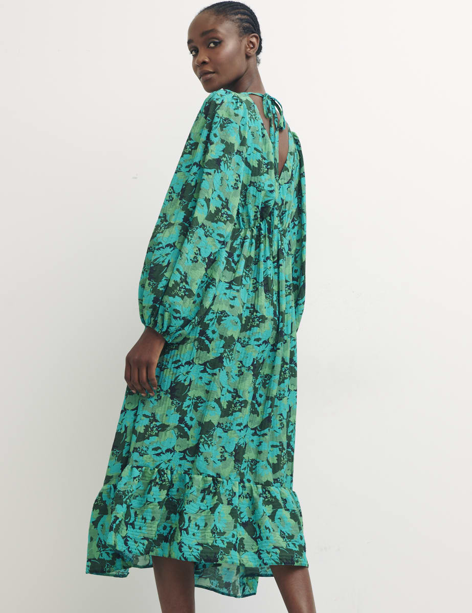 Freya Floral Green Ammie Midi Dress