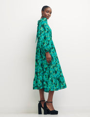 Freya Floral Green Ammie Midi Dress