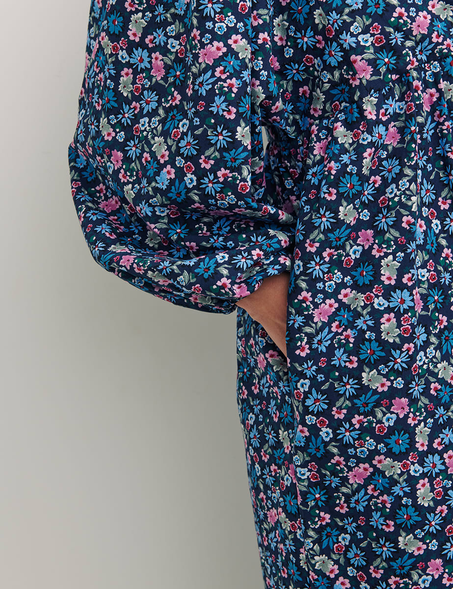 Multi Francesca Floral Nora Midi Dress