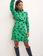 Multi Lilian Floral Vanessa Mini Dress