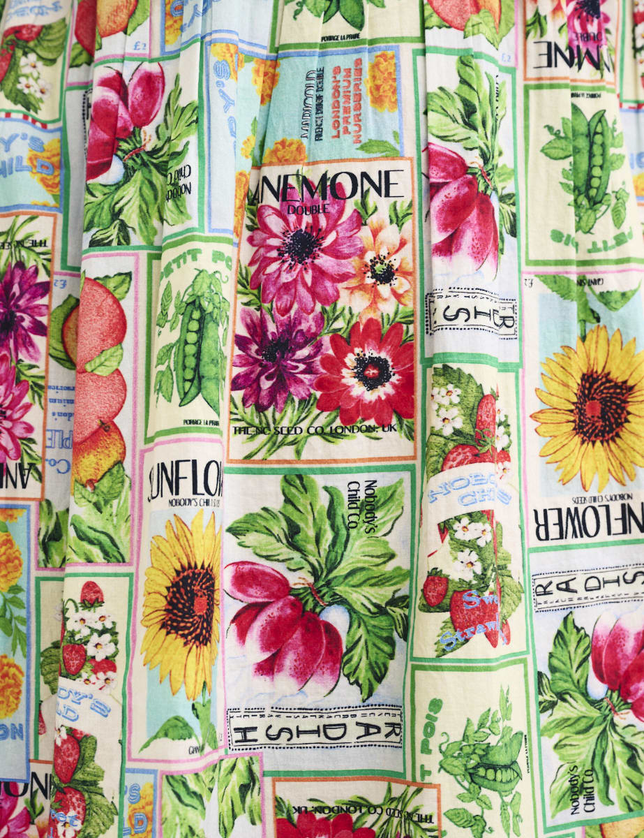 Fearne Cotton Seed Packet Print Cassidy Midaxi Dress