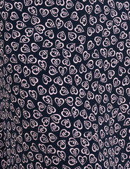 Eloise Heart Black Felicia Midi Dress