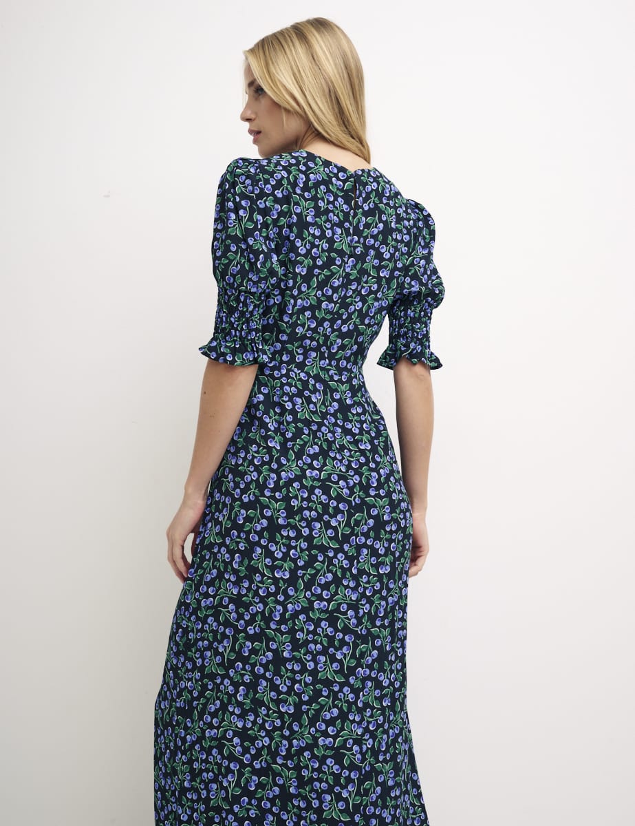 Black Floral Luna Dress