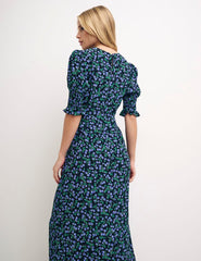 Black Floral Luna Dress