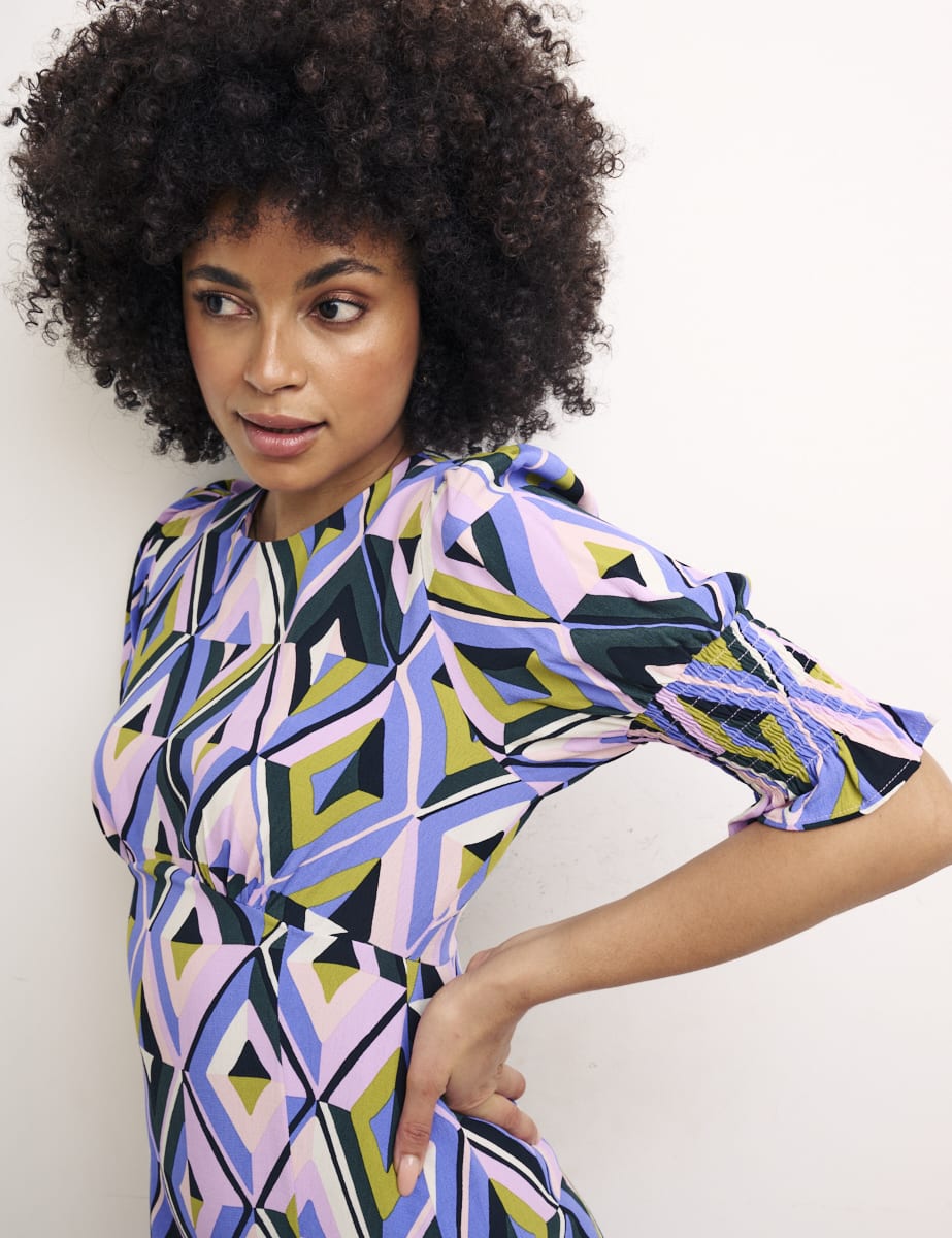 Sabrina Geo Luna Midi Dress