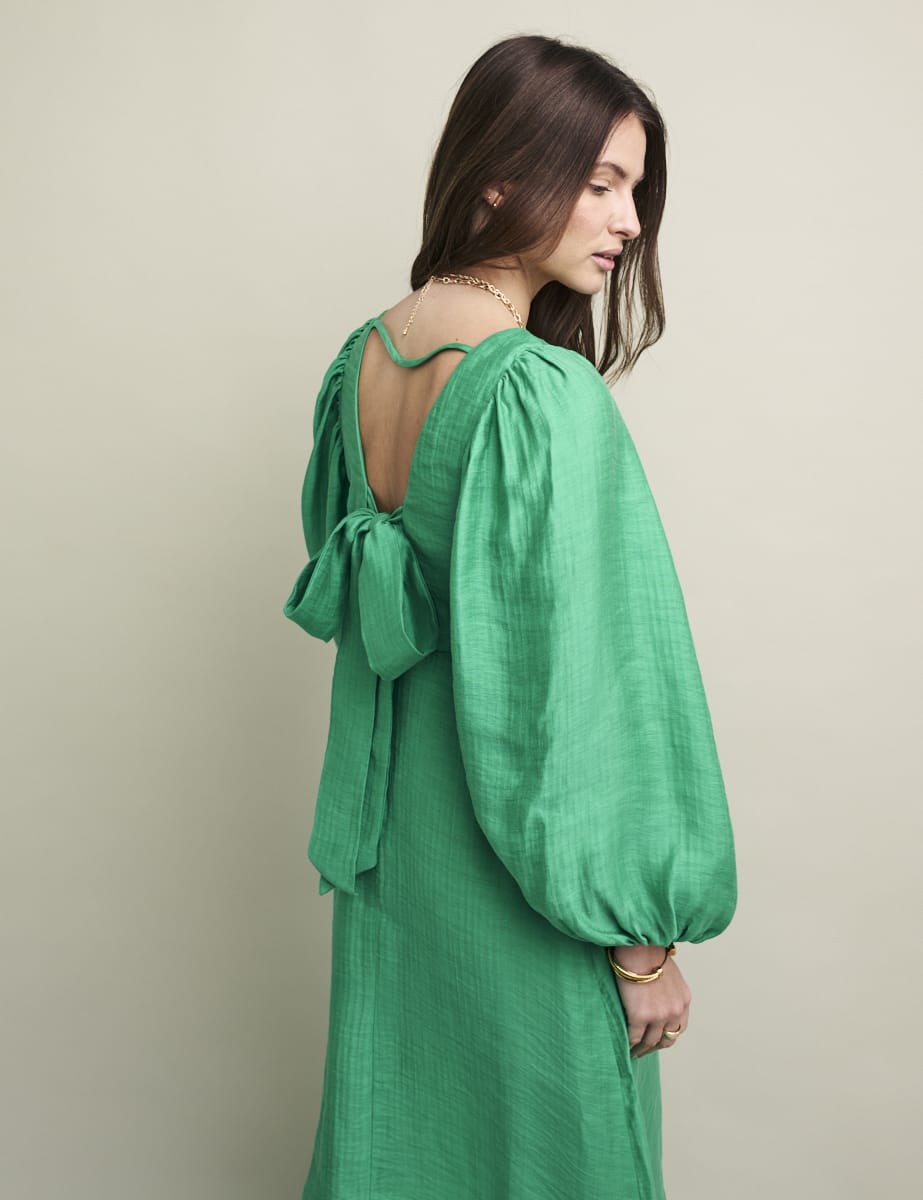 Green Zendaya Midi Dress