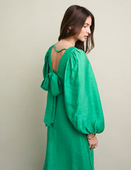 Green Zendaya Midi Dress