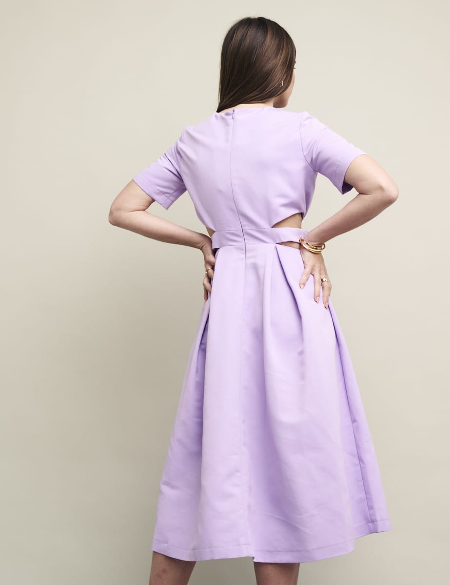 Lilac Alicia Midi Dress