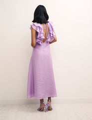 Lilac Petite Midi Dress