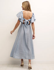 Sky Blue Dove Midi Dress