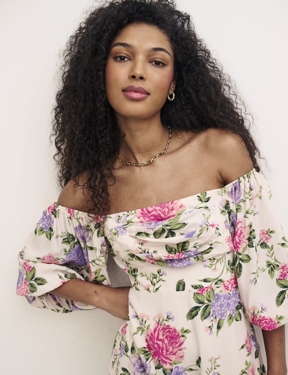 Floral Maxine Midaxi Dress