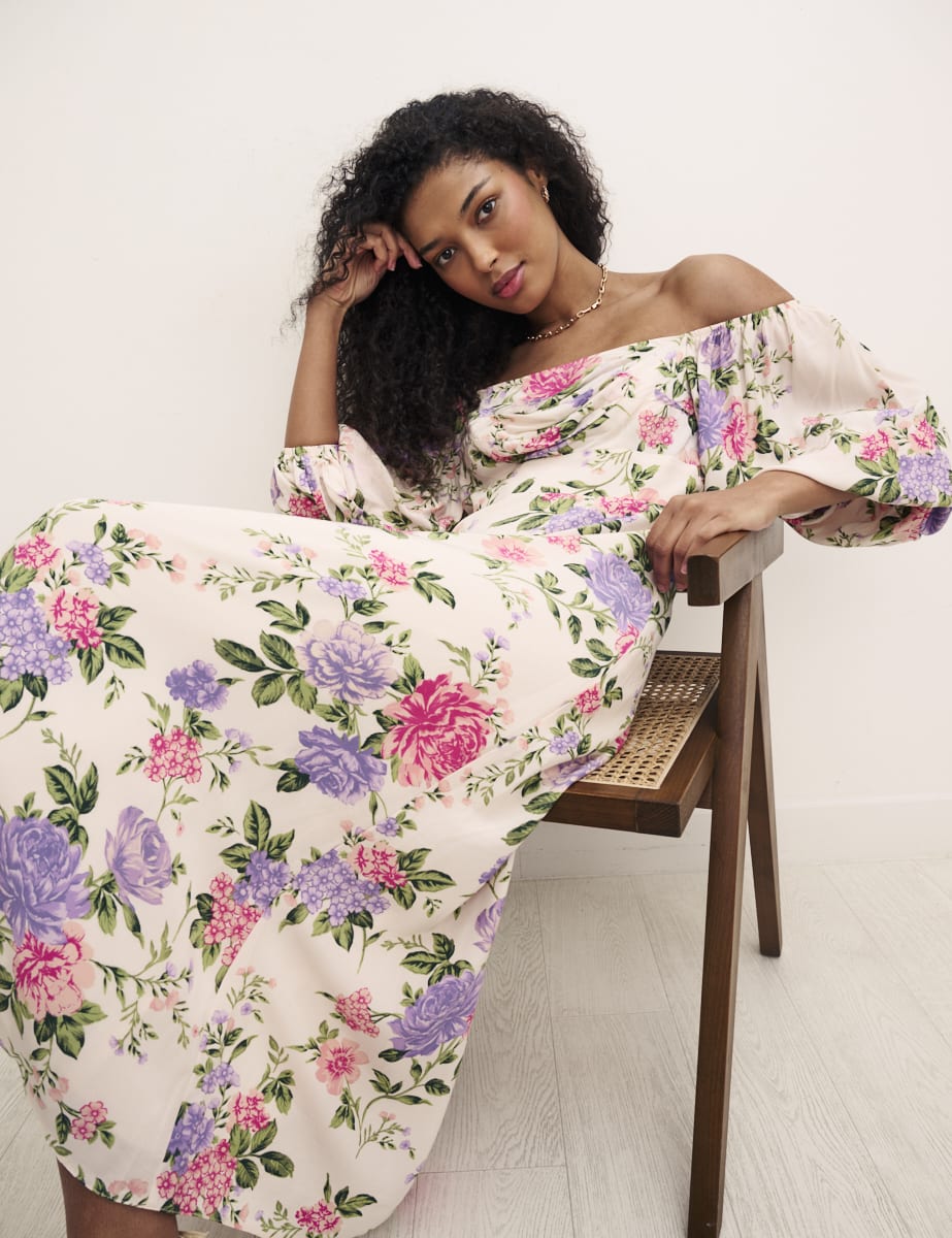 Floral Maxine Midaxi Dress