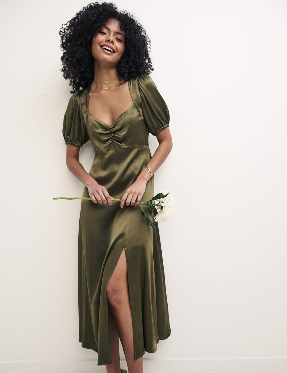Green Bridesmaids Jude Midaxi Dress