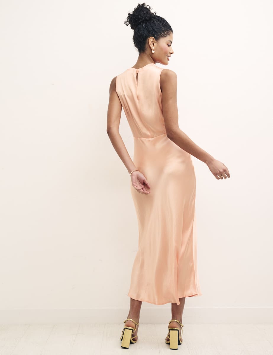 Peach Frances Midaxi Bridesmaid Dress