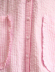 Pink Gingham Primrose Midi Dress