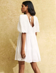 White Vienna Mini Dress