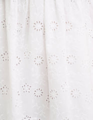 White Broderie Tilly Mini Dress