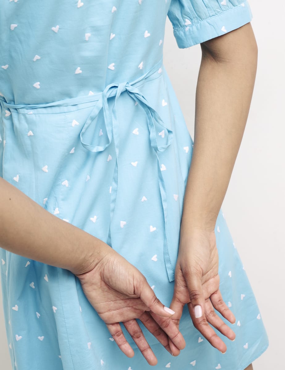 Blue Penny Mini Dress