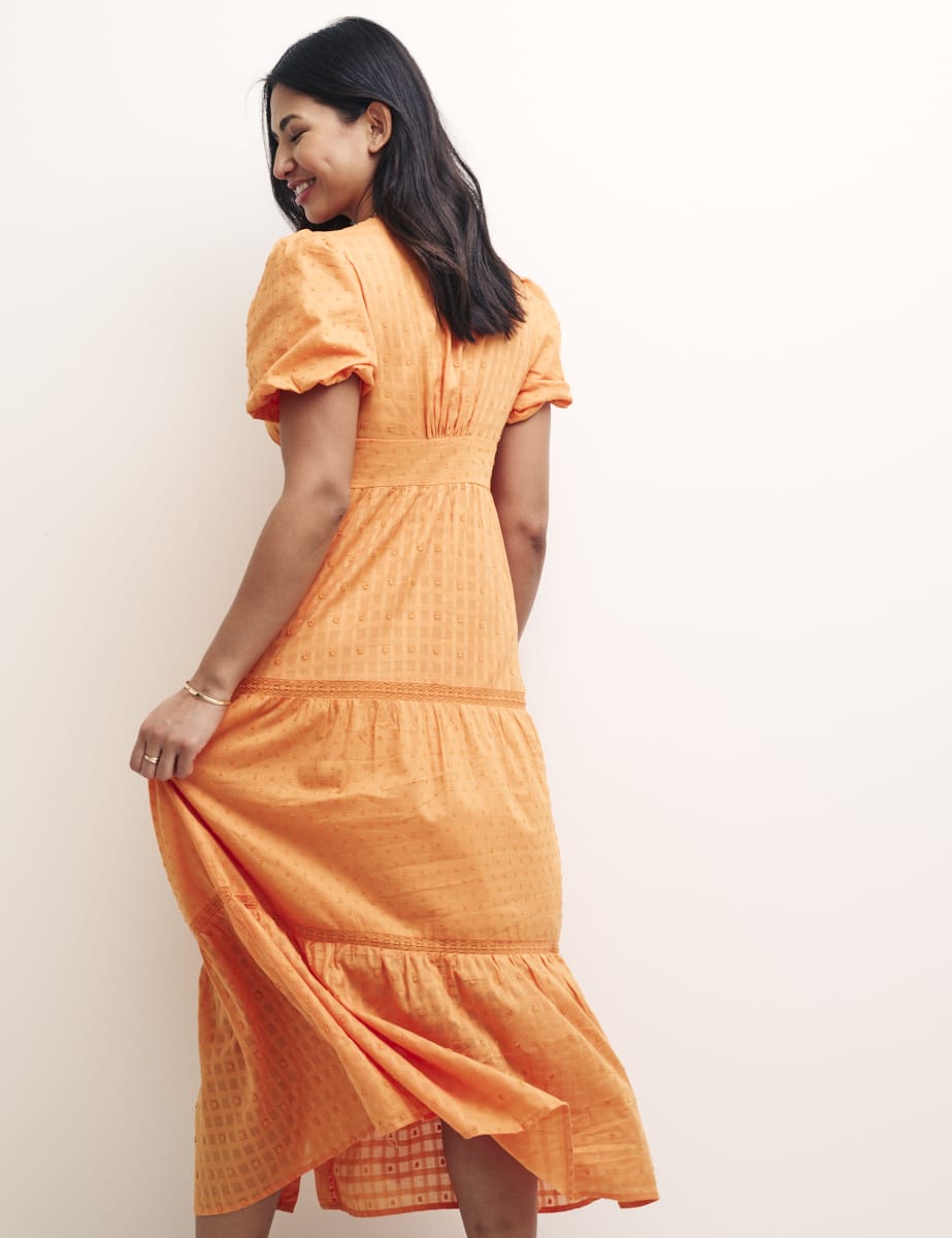 Fearne Cotton Orange Cici Midaxi Dress