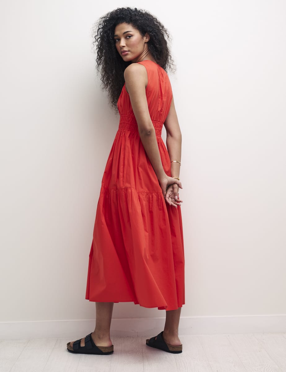 Fearne Cotton Red Elora Midaxi Dress