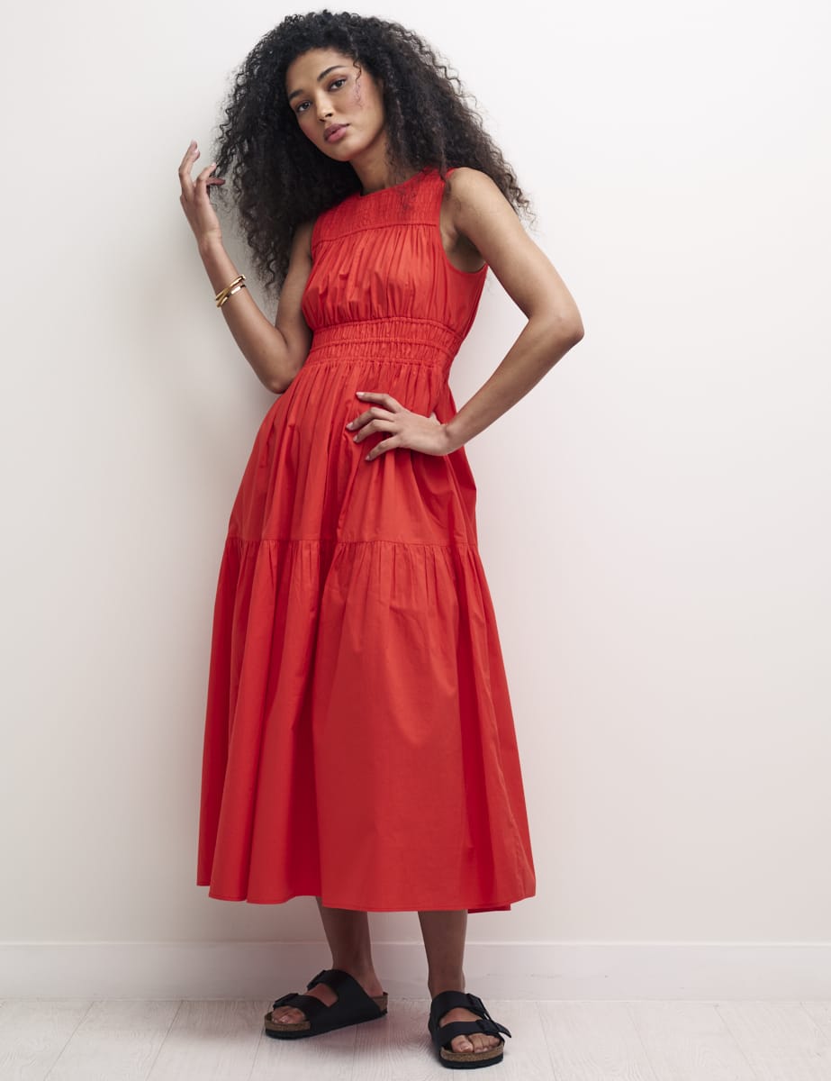Fearne Cotton Red Elora Midaxi Dress