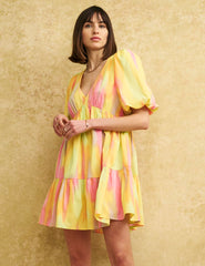 Fearne Cotton Pastel Vienna Mini Dress