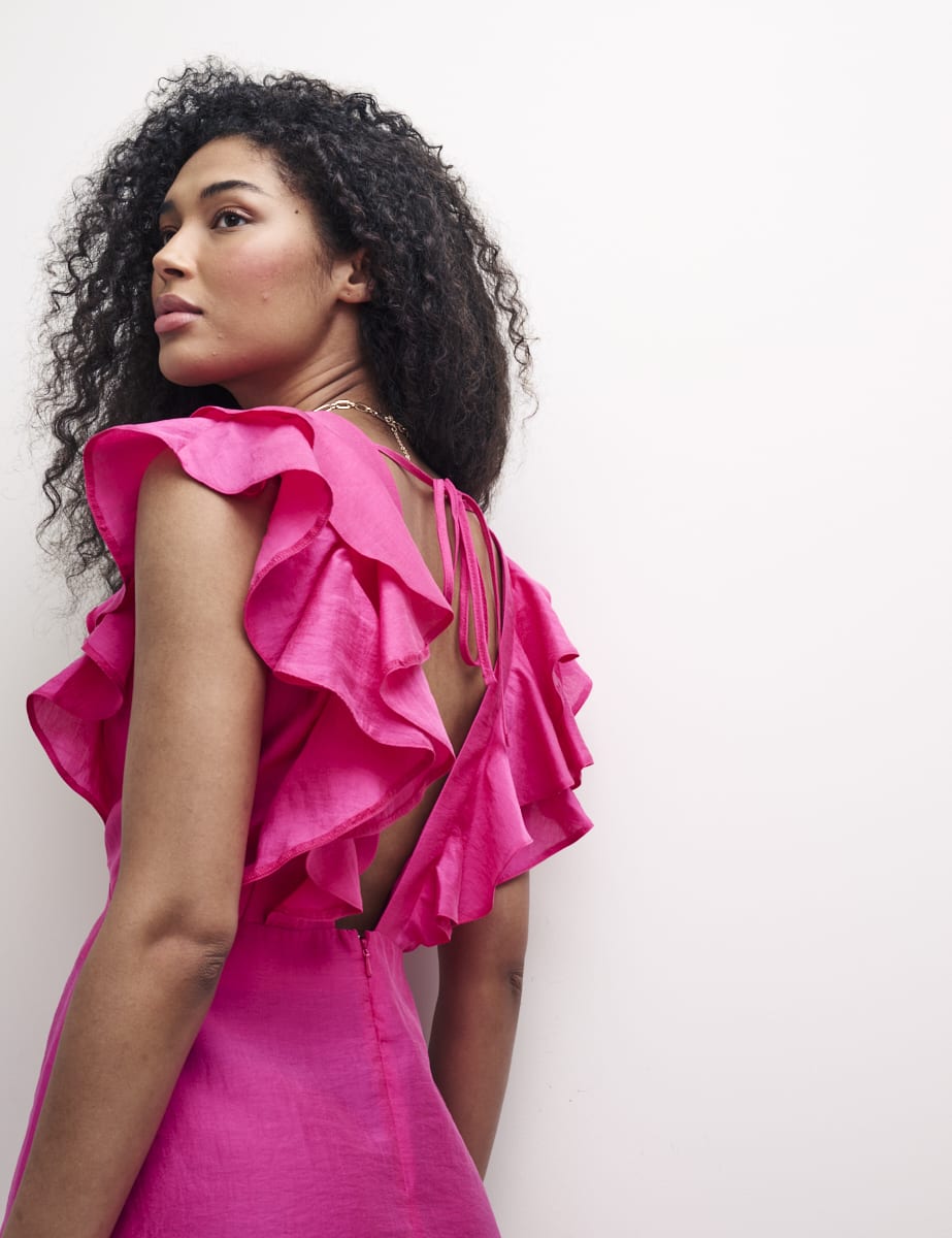 Pink Coco Midaxi Dress