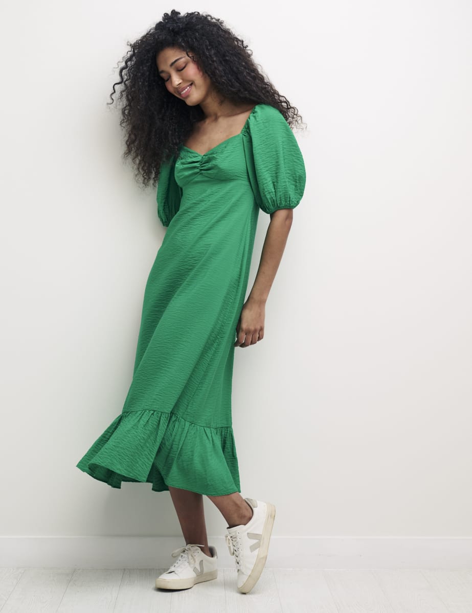 Green Darcie Midi Dress