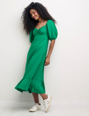Green Darcie Midi Dress