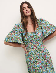 Vintage Green Dee Dee Midi Dress