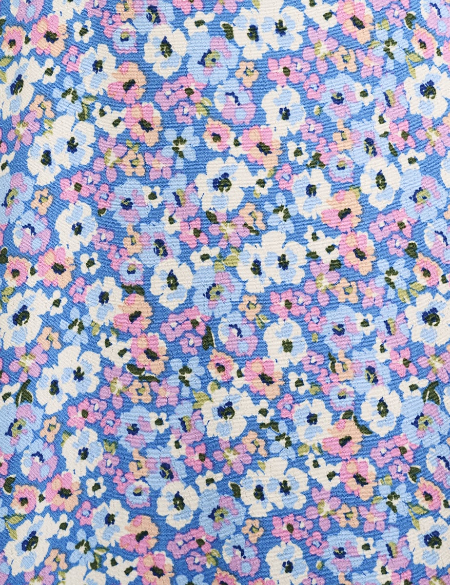 Ditsy Blue Felicia Midi Dress