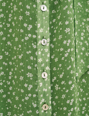 Floral Green Malika Midi Dress