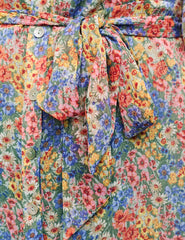 Multi Floral Malika Midi Dress