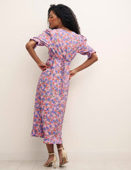 Vintage Pink Delilah Midi Dress