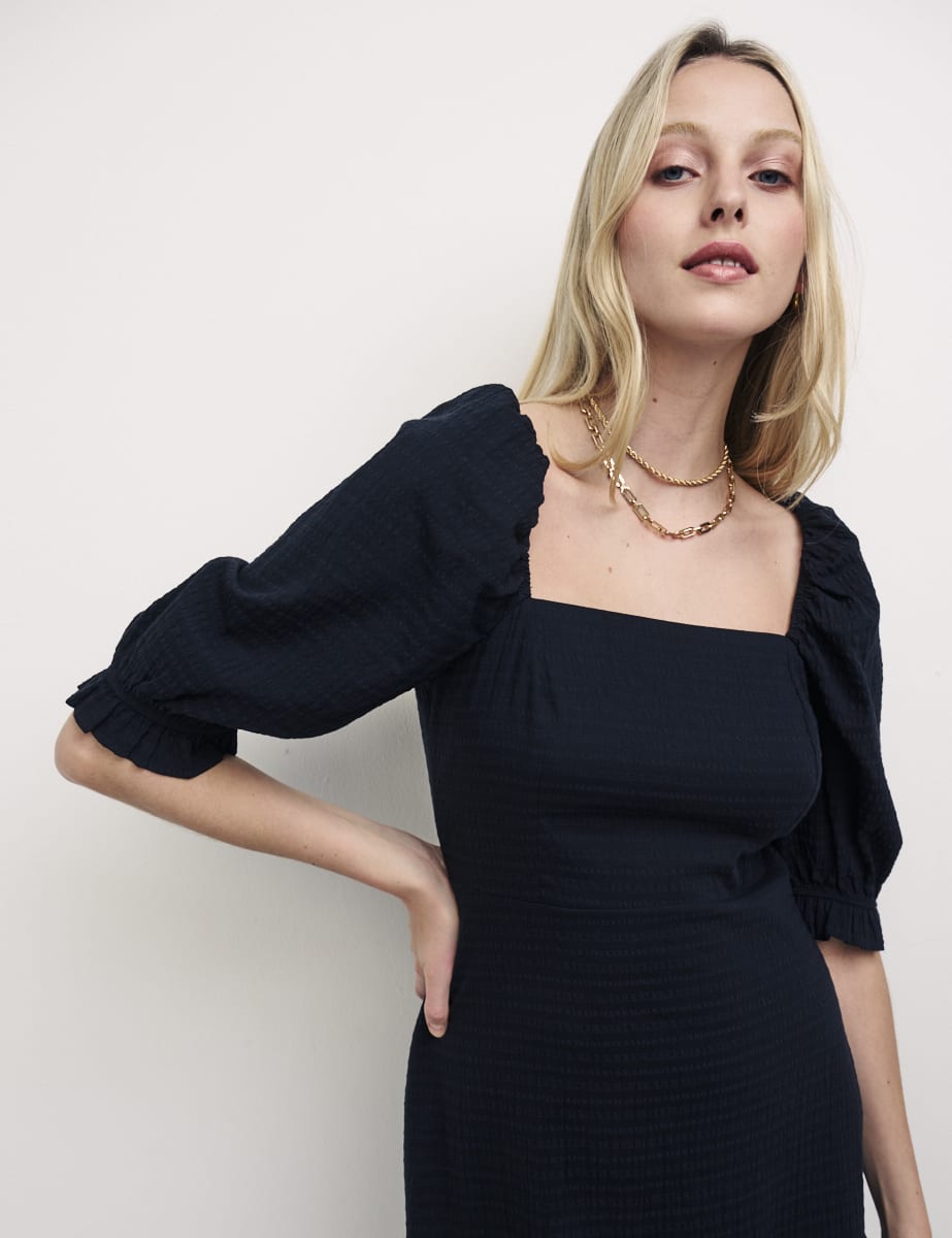 Black Dawn Midi Dress