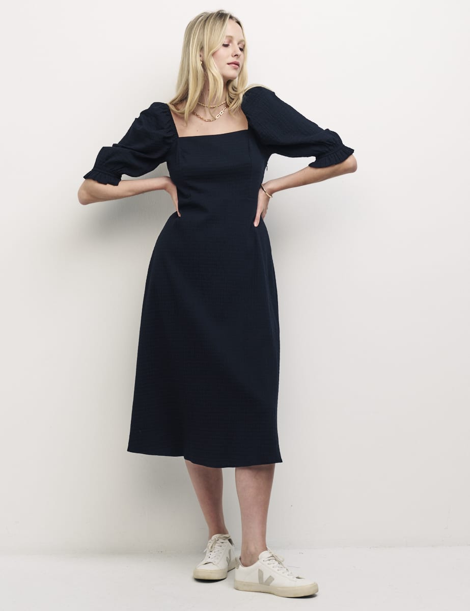 Black Dawn Midi Dress