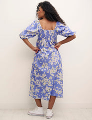 Blue Daisy Kylie Midi Dress