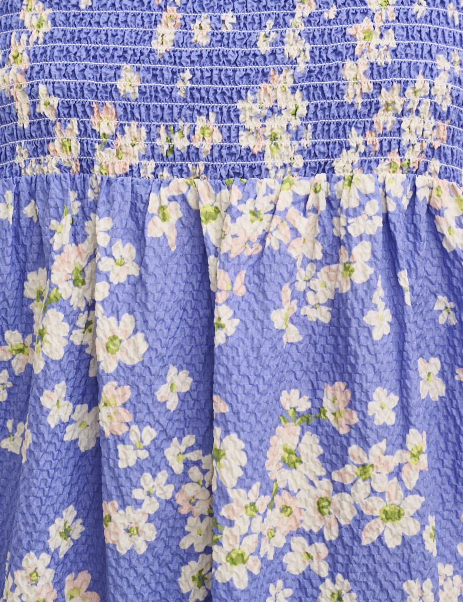 Blue Daisy Kylie Midi Dress